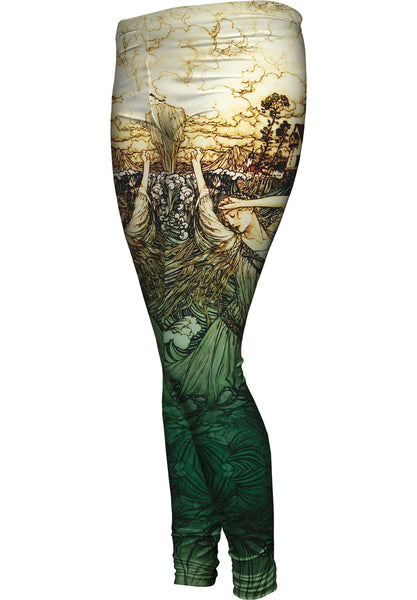 Arthur Rackham - "Lost In The Danube"&nbsp;Womens Leggings