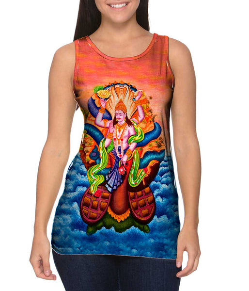 India - "Kurma Avatar Of Lord Vishnu"&nbsp;Womens Tank Top