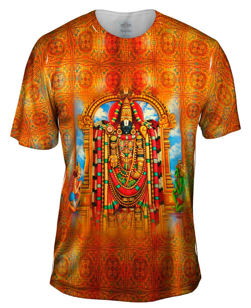 India Hindu - "Temple Deity" Mens T-Shirt