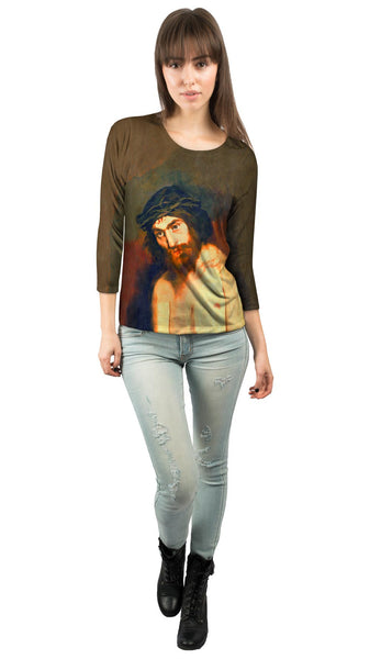 Edouard Manet - "Head Of Christ" (1864)&nbsp;Womens 3/4 Sleeve