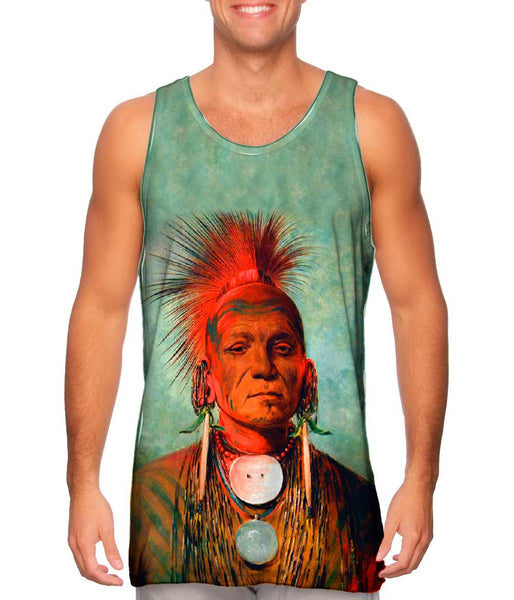 Native American Art - "See Non Ty A An Iowa Medicine Man" (1844) Mens Tank Top