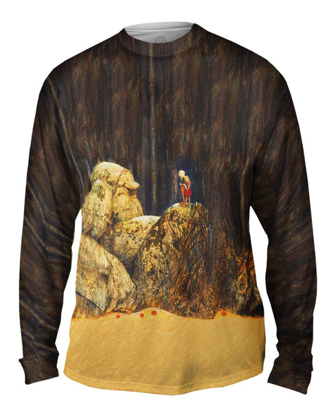 John Bauer - "The Child And The Troll" Mens Long Sleeve