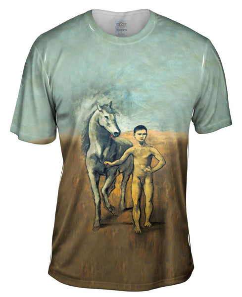 Pablo Picasso - "Boy Leading A Horse" (1905) Mens T-Shirt