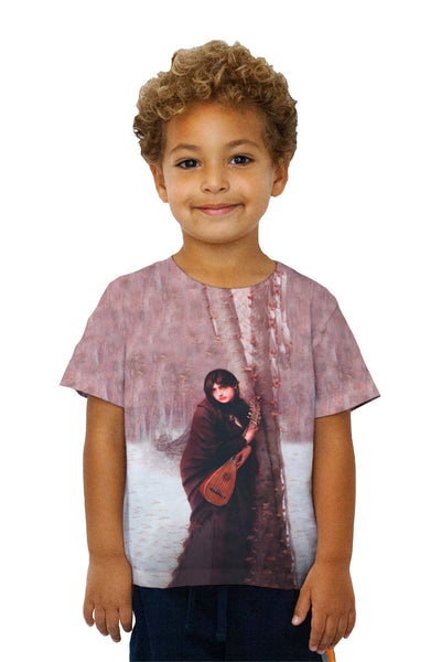 Kids Jules Joseph Lefebvre - "Girl With A Mandolin"&nbsp;Kids T-Shirt