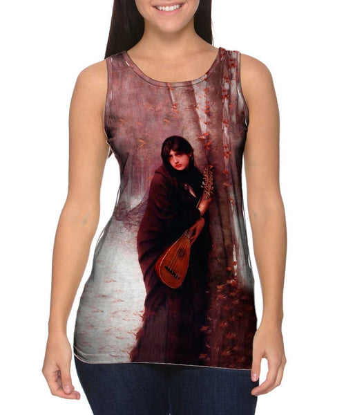 Jules Joseph Lefebvre - "Girl With A Mandolin"&nbsp;Womens Tank Top