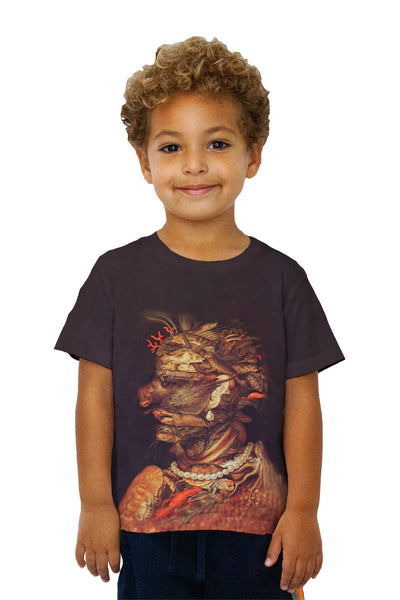 Kids Giuseppe Arcimboldo - "Water" (1566)&nbsp;Kids T-Shirt
