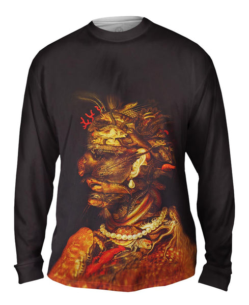 Giuseppe Arcimboldo - "Water" (1566) Mens Long Sleeve