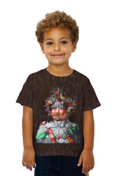 Kids Giuseppe Arcimboldo - "Rudolf Ii Of Habsburg As Vertumnus" (1590)&nbsp;Kids T-Shirt