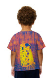 Kids Pop Art Pop Art Klimt - "The Kiss Blue And Yellow" (1907)