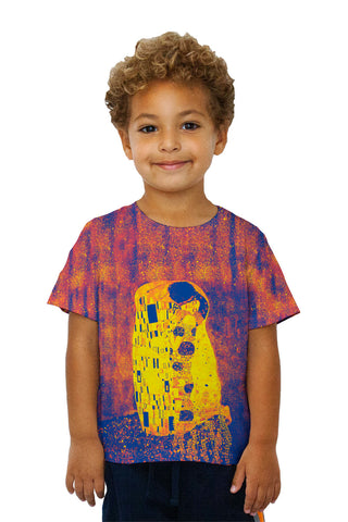 Kids Pop Art Pop Art Klimt - "The Kiss Blue And Yellow" (1907)