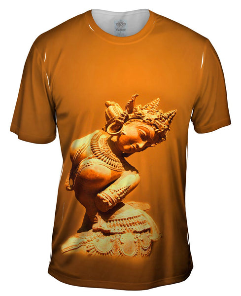 Indian Art - "Statue Fertility God" Mens T-Shirt