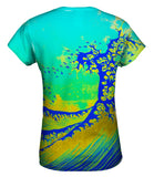 Pop Art Hokusai - "The Great Wave Blue Yellow" (1830)