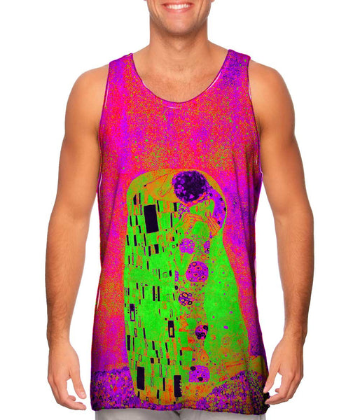 Pop Art Klimt - "The Kiss Hotpink" (1907)&nbsp;Mens Tank Top