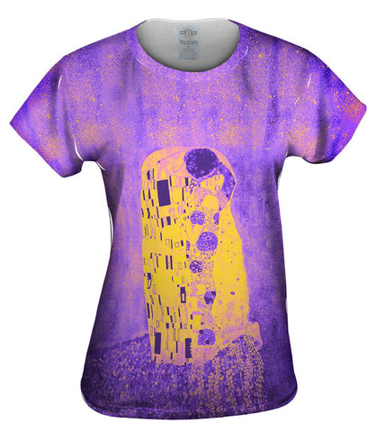 Pop Art  Pop Art Klimt - "The Kiss Purple And Yellow" (1907)