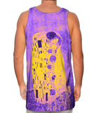 Pop Art  Pop Art Klimt - "The Kiss Purple And Yellow" (1907)