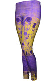 Pop Art  Pop Art Klimt - "The Kiss Purple And Yellow" (1907)