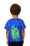 Kids Pop Art  Pop Art Klimt - "The Kiss Blue And Green" (1907)