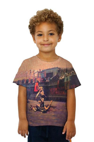 Kids Jean-Leon Gerome - "Pollice Verso" (1852)&nbsp;Kids T-Shirt