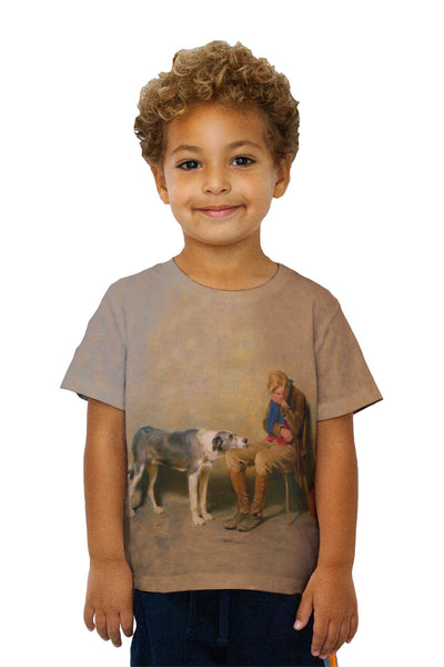 Kids Briton Riviere - "Fidelity" (1869)&nbsp;Kids T-Shirt