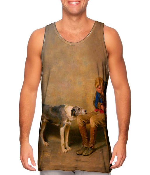 Briton Riviere - "Fidelity" (1869)&nbsp;Mens Tank Top