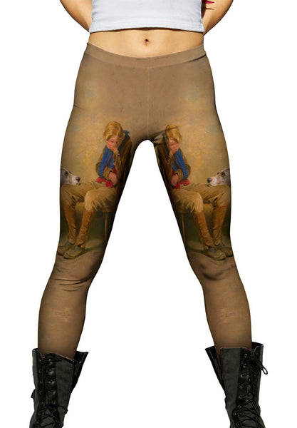 Briton Riviere - "Fidelity" (1869)&nbsp;Womens Leggings