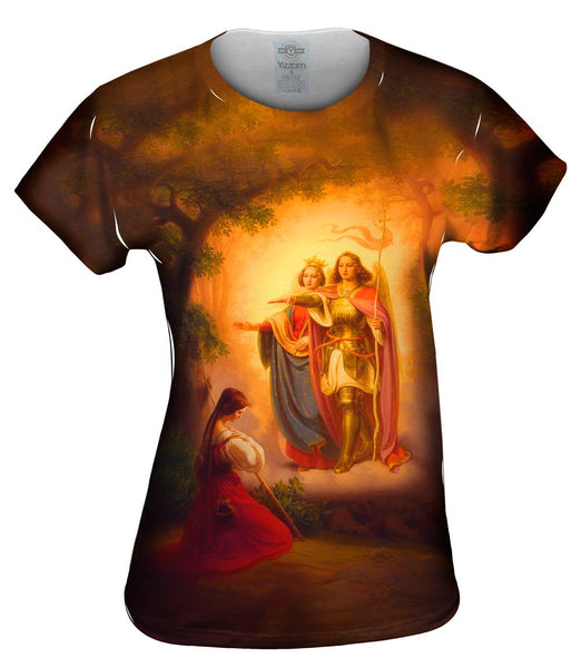 The Maid of Orléans - "Joan Of Arc And The Angels" (1843) Womens Top