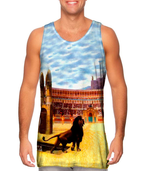 Jean-Leon Gerome - "Christian Martyrs Last Prayer" (1883) Mens Tank Top