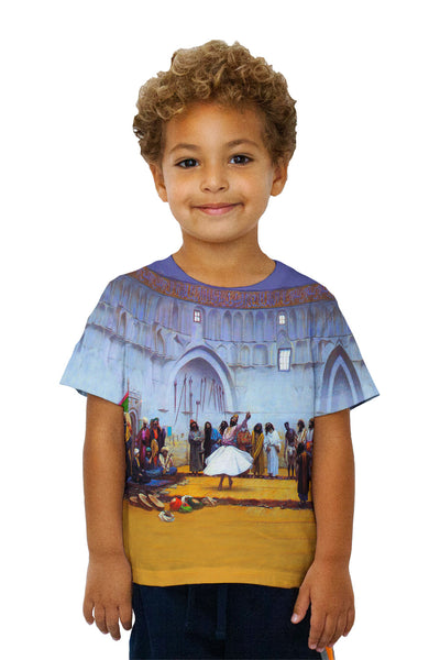 Kids Jean-Leon Gerome - "Whirling Dervishes" (1895)&nbsp;Kids T-Shirt