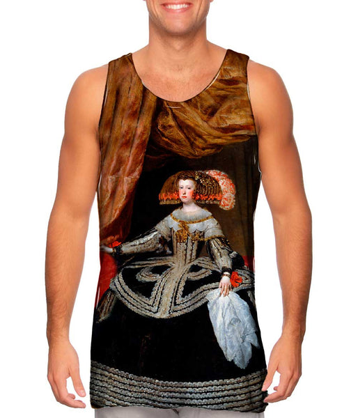 Diego Velazquez - "La Reina Dona Mariana Of Austria" (1652)&nbsp;Mens Tank Top
