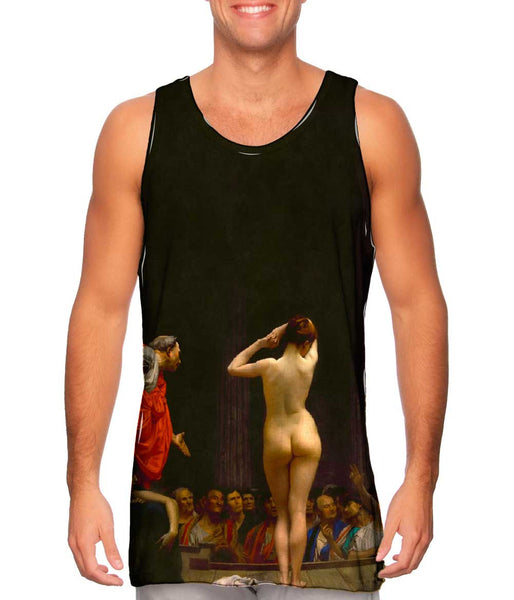 Jean-Leon Gerome - "A Roman Slave Market" (1884)&nbsp;Mens Tank Top