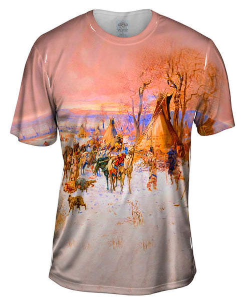 Charles Marion Russell - "Indian Hunters Return" (1900) Mens T-Shirt