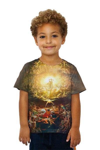 Kids Gustave Dore - "Triumph Of Christianity" (1899) Kids T-Shirt