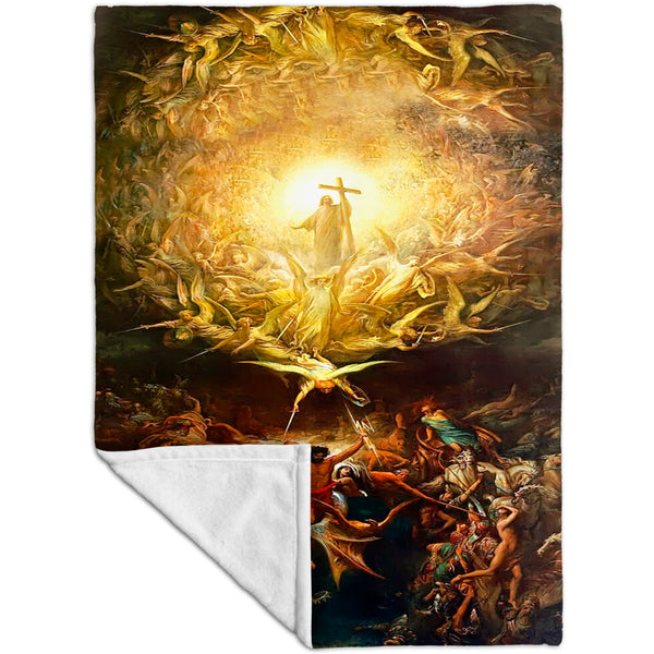 Gustave Dore - "Triumph Of Christianity" (1899) Fleece Blanket