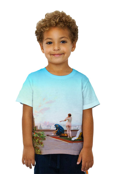 Kids Jean-Leon Gerome - "Bethsabee" (1889)&nbsp;Kids T-Shirt