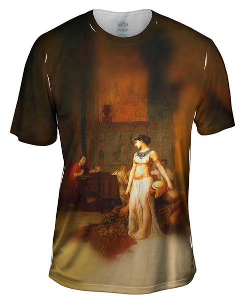 Jean-Leon Gerome - "Cleopatra And Caesar" (1866) Mens T-Shirt