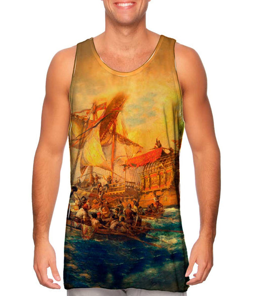 Bernard Finnigan - "Gribble Attack On A Spanish Treasure Ship " (1620)&nbsp;Mens Tank Top