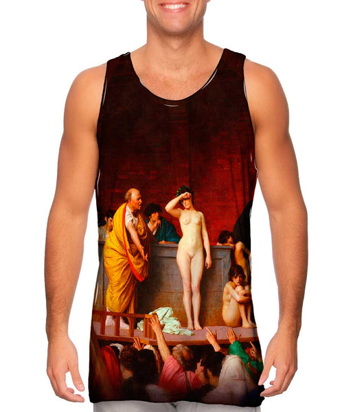 Jean-Leon Gerome - "Slave Market In Rome" (1884)&nbsp;Mens Tank Top
