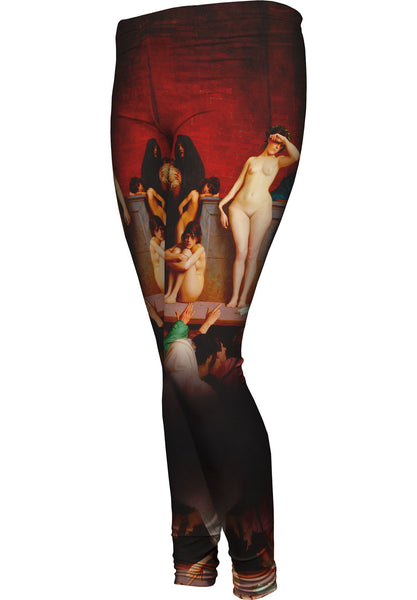 Jean-Leon Gerome - "Slave Market In Rome" (1884)&nbsp;Womens Leggings