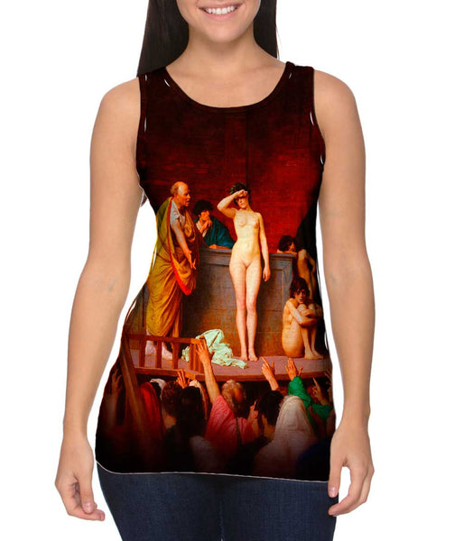 Jean-Leon Gerome - "Slave Market In Rome" (1884)&nbsp;Womens Tank Top