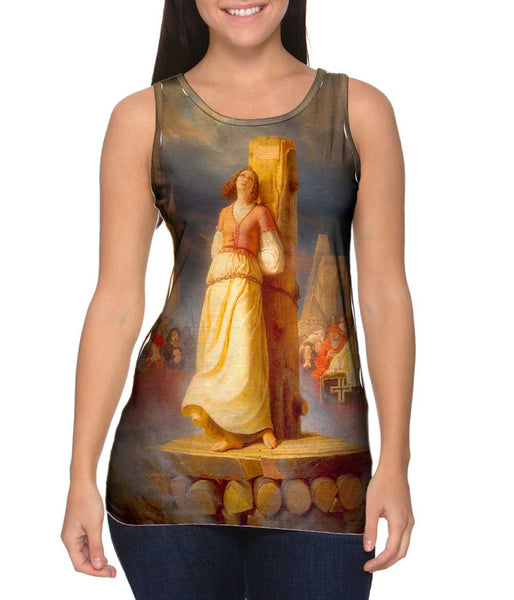 Stilke Hermann Anton - "Joan Of Arcs Death At The Stake" (1843)&nbsp;Womens Tank Top