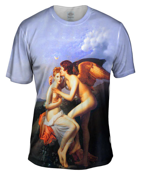 Francois Gerard - "Psych Receiving Cupids First Kiss " (1798) Mens T-Shirt