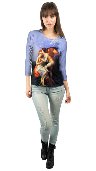 Francois Gerard - "Psych Receiving Cupids First Kiss " (1798)&nbsp;Womens 3/4 Sleeve