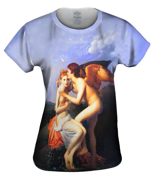 Francois Gerard - "Psych Receiving Cupids First Kiss " (1798) Womens Top