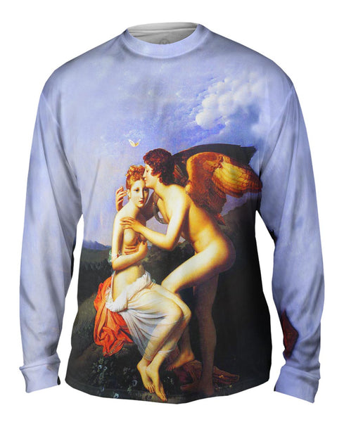 Francois Gerard - "Psych Receiving Cupids First Kiss " (1798) Mens Long Sleeve