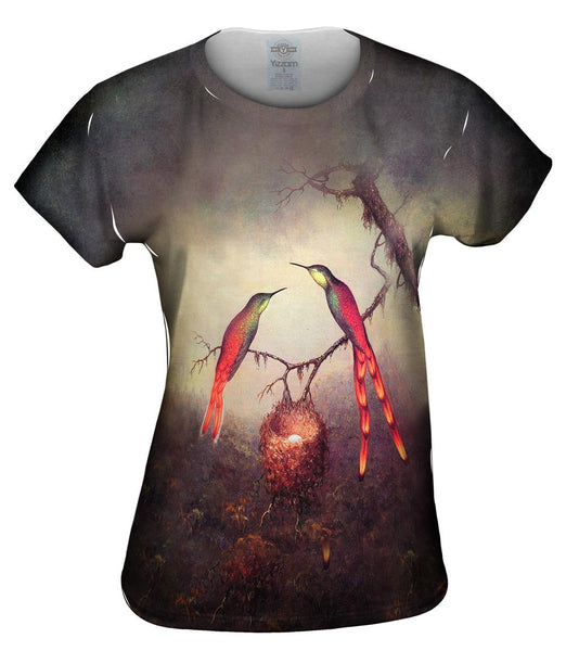 Martin Johnson Heade - "Two Hummingbirds Guarding An Egg Nest"&nbsp;Womens Top