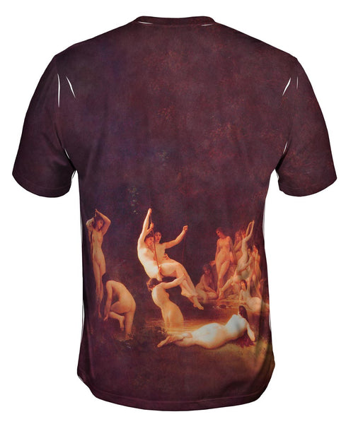 William Adolphe Bouguereau - "The Nymphaeum " (1878)&nbsp;Mens T-Shirt
