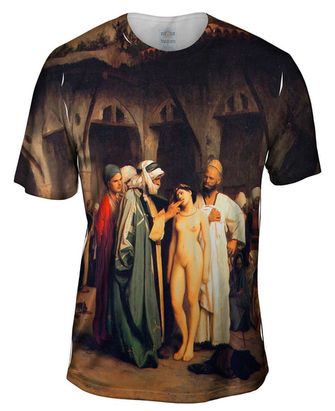 Jean-Leon Gerome - "The Slave Market" (1866) Mens T-Shirt