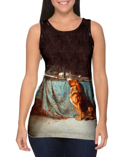Briton Riviere - "Requiescat" (1888) Womens Tank Top