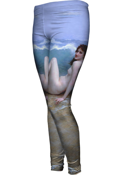 William Adolphe Bouguereau - "The Great Wave" (1896)&nbsp;Womens Leggings