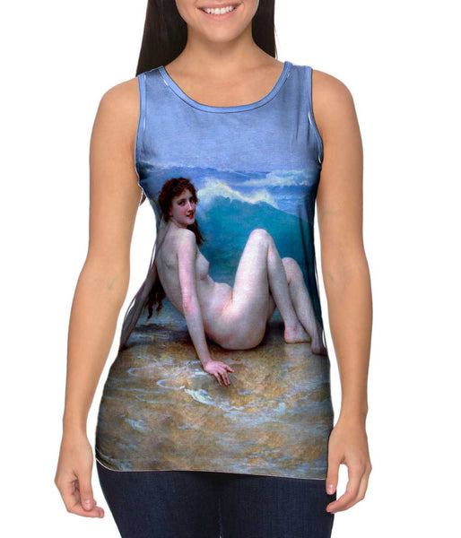 William Adolphe Bouguereau - "The Great Wave" (1896)&nbsp;Womens Tank Top
